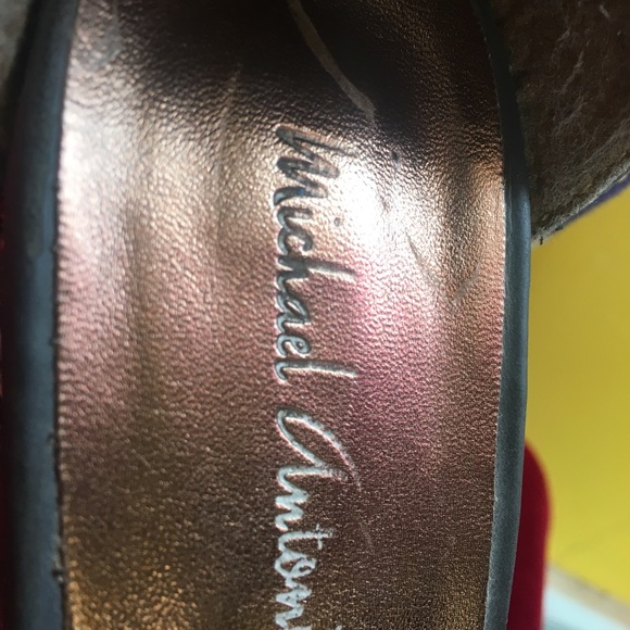 Michael Antonio wedge platforms w woven wedges - Picture 5 of 5